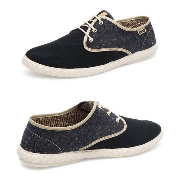 Maians Sisto Clasico Black and Navy Blue Shoes - Picture 4 of 4